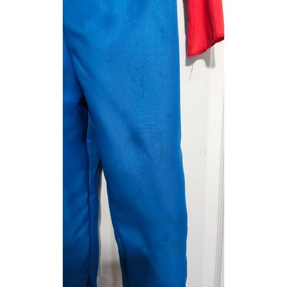 Super Mario Brothers Kids Costume with Stuffed Belly Hat Mustache Halloween 7-8 - Picture 3 of 9